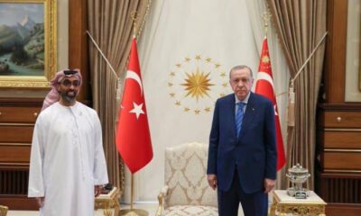 مسؤول إماراتي كبير يلتقي أردوغان في أنقرة