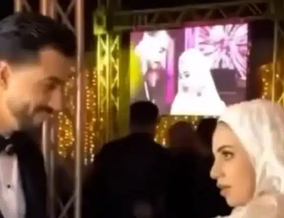 شاهد.. فيديو لعروسين يثير ضجة واسعة على مواقع التواصل